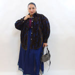 Camicione con bottoni in tessuto sfumato 25474