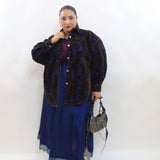 Camicione con bottoni in tessuto sfumato 25474