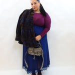 Camicione con bottoni in tessuto sfumato 25474