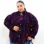 Camicione con bottoni in tessuto sfumato 25474