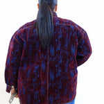 Camicione con bottoni in tessuto sfumato 25474