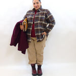 Pantalone cargo tessuto camoscio 5480