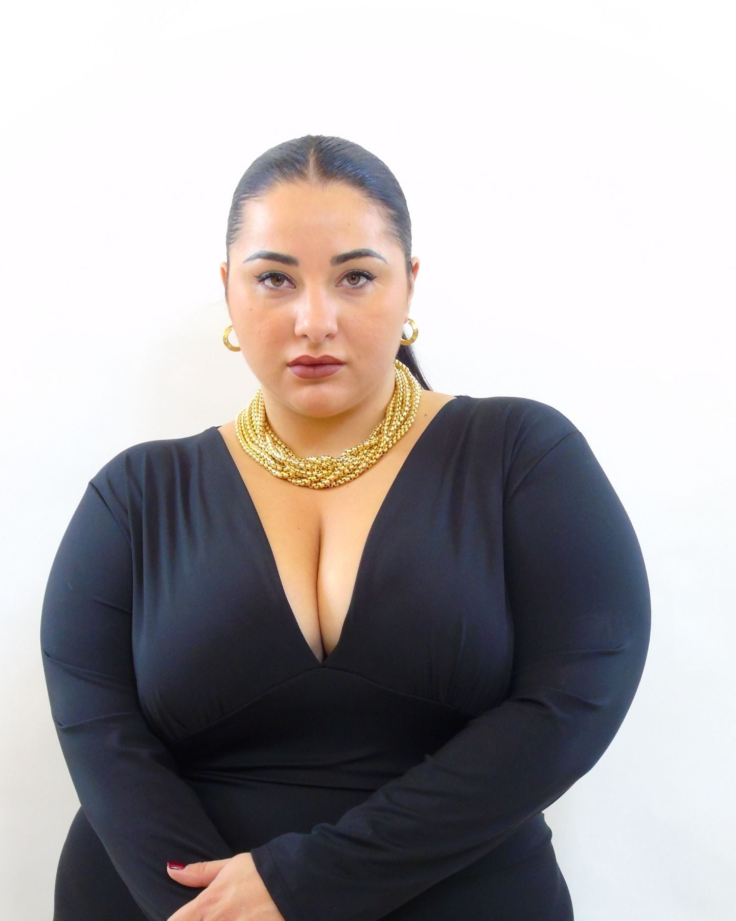 jumpsuite modellante a zampa 5176