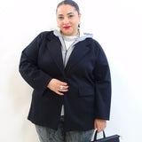 Giacca sportiva con doppio tessuto 71040