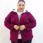 Giacca sportiva con doppio tessuto 71040