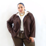 Giacca sportiva con doppio tessuto 71040