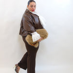 Pantalone con bottone laterale 8529