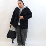 Pantalone con brillantini e strappo 3304