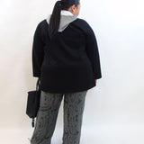 Pantalone con brillantini e strappo 3304