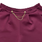 Pantalone sigaretta con spilla removibile 71054