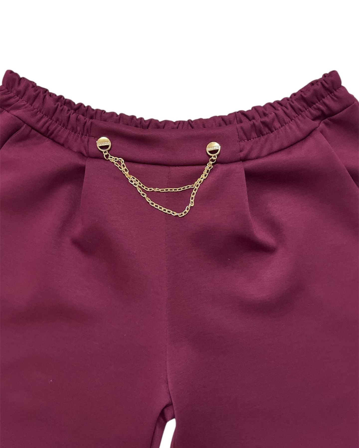 Pantalone sigaretta con spilla removibile 71054