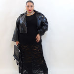 Abito con pizzo sul fondo 5967