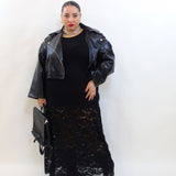 Abito con pizzo sul fondo 5967