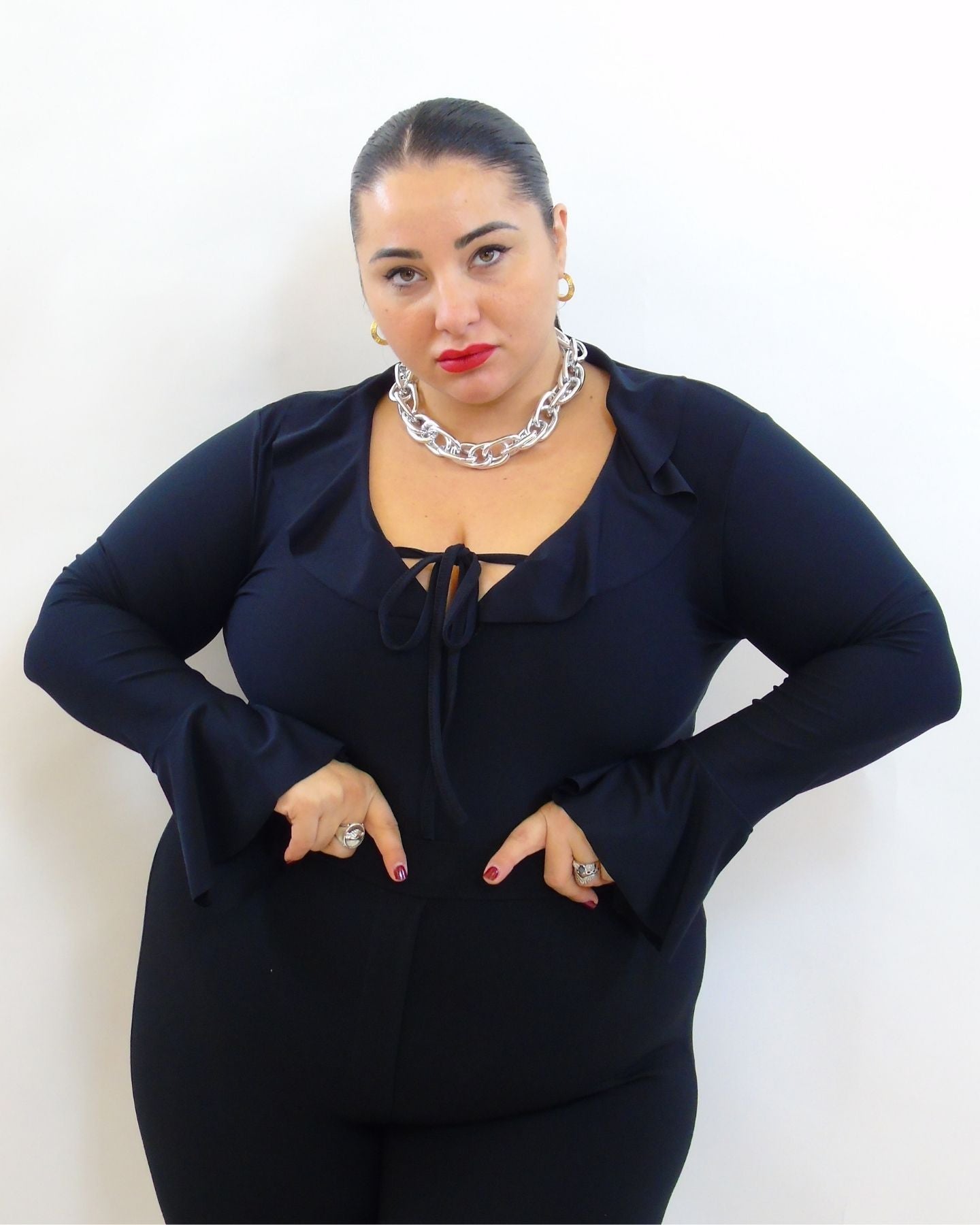 Body con coulisse 10115