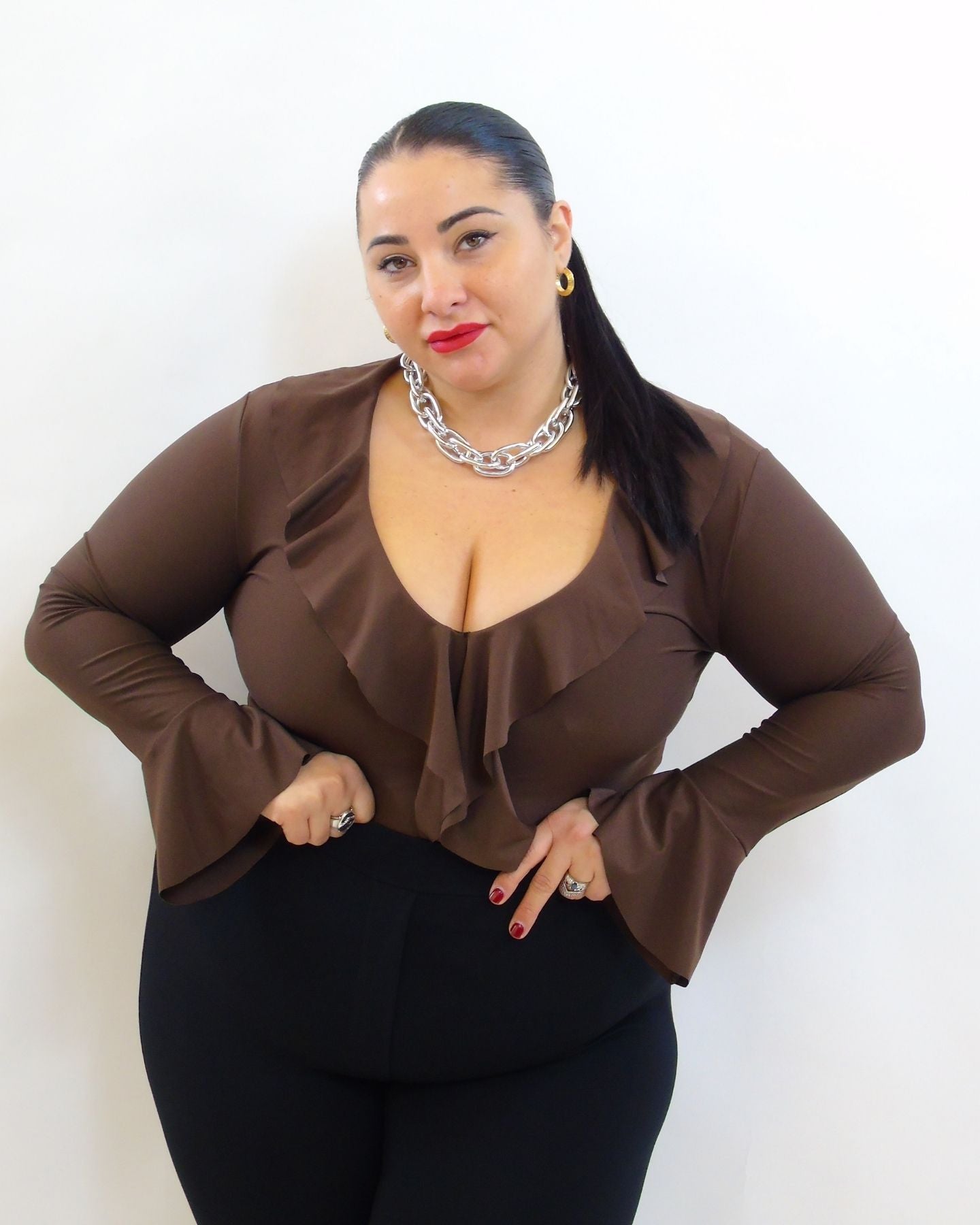 Body con coulisse 10115