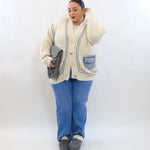 Cardigan con bottoni oro 2601