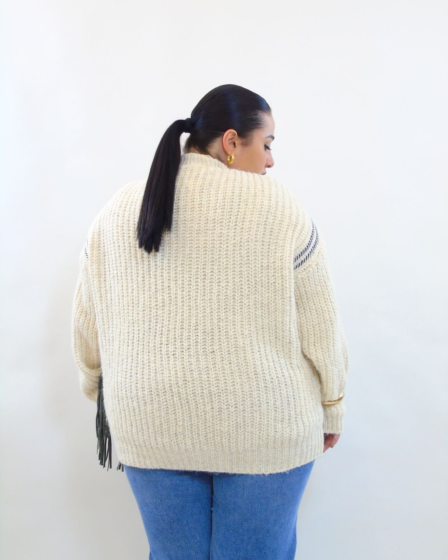 Cardigan con bottoni oro 2601