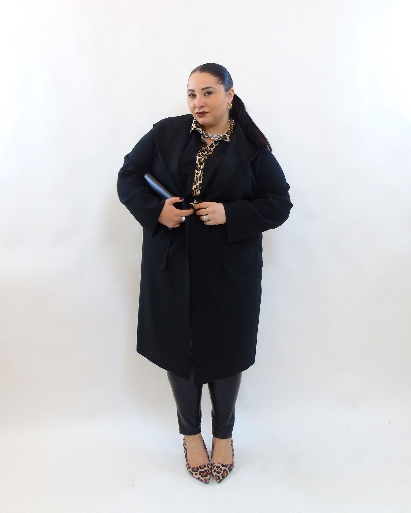 Cappotto taglio vivo 3980