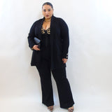 Pantalone a zampa 9049