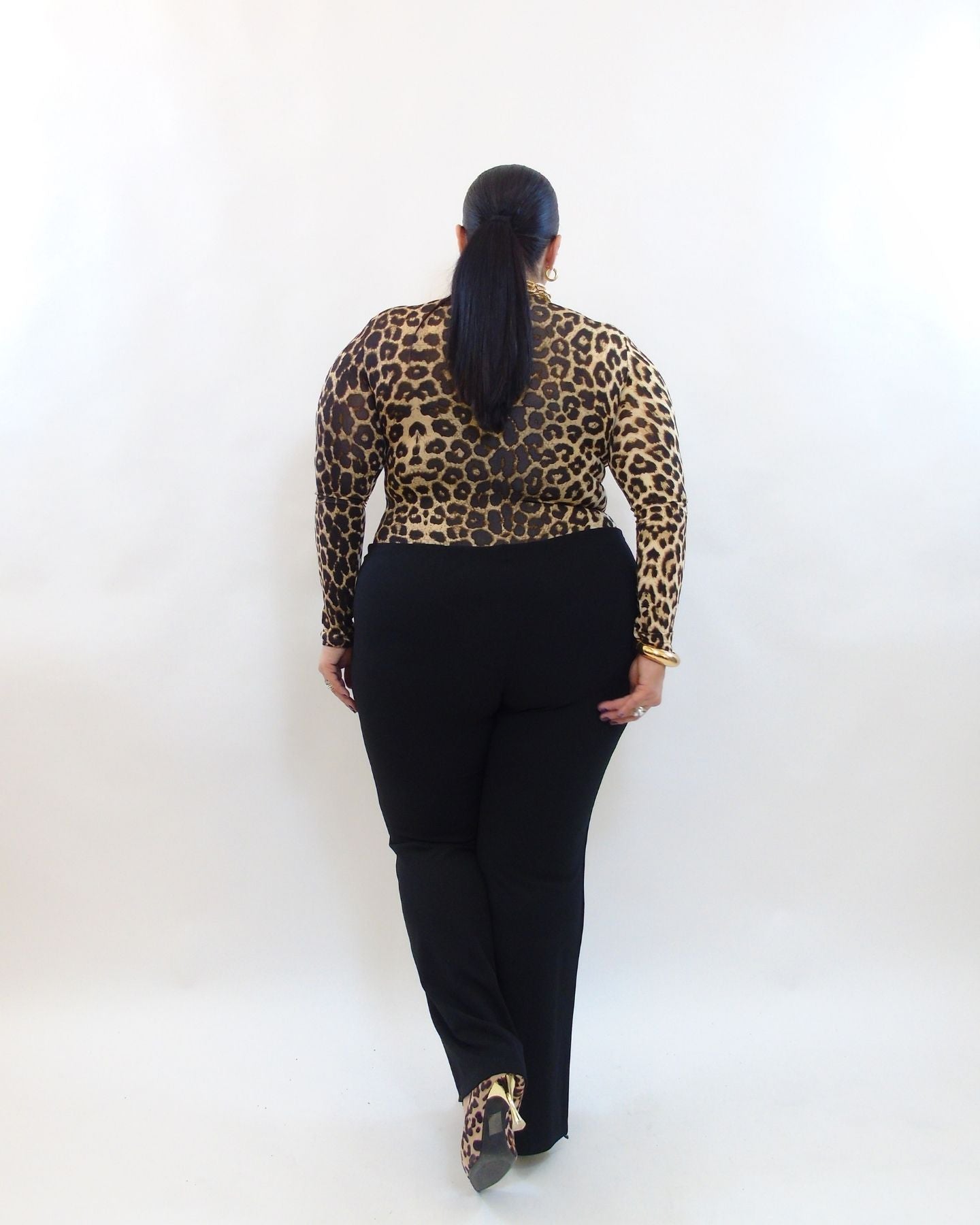 Pantalone a zampa 9049