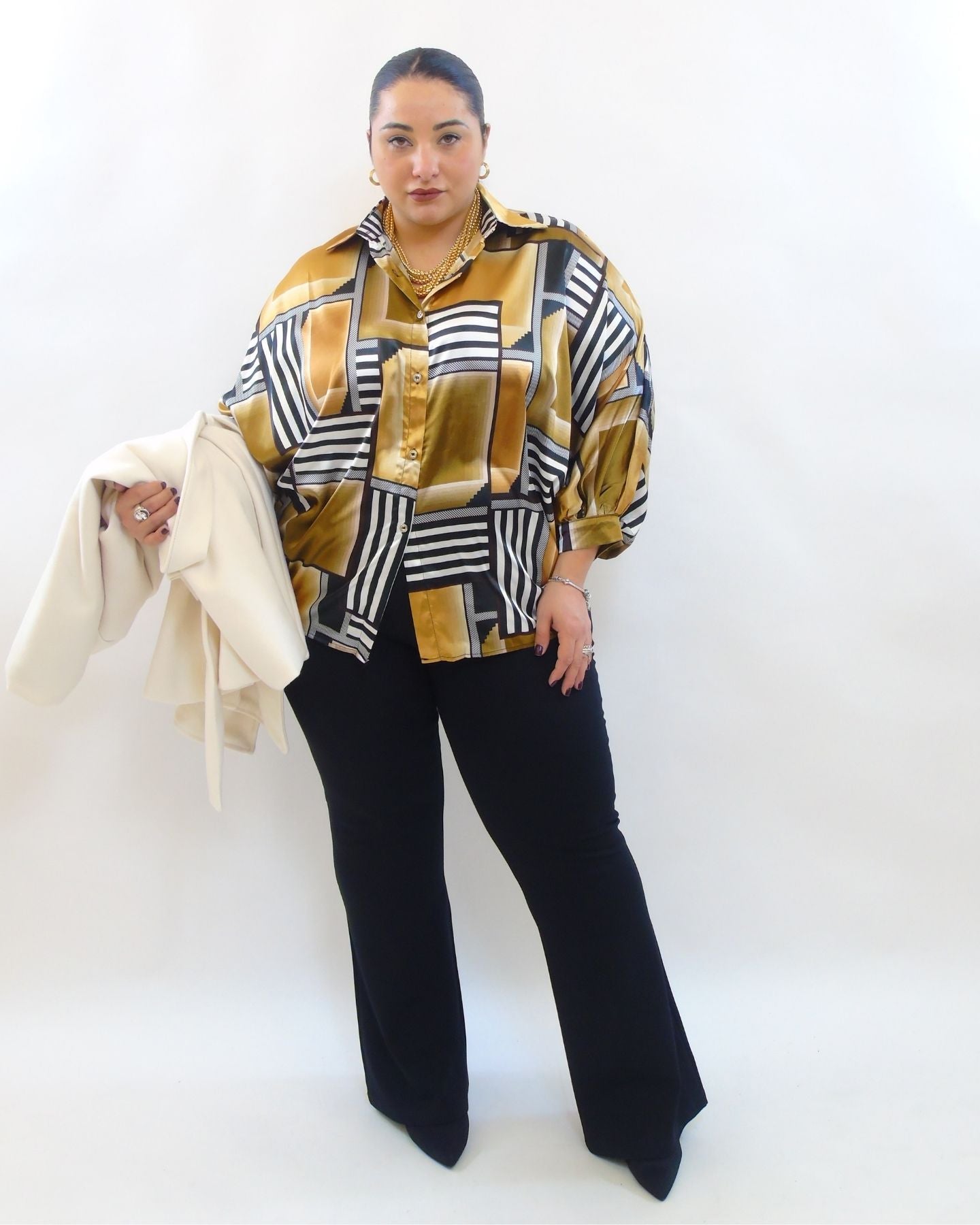 Pantalone a zampa 9049