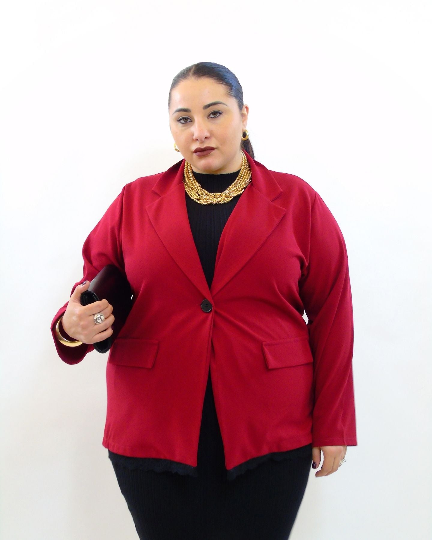 Giacca con pizzo sul fondo 70078