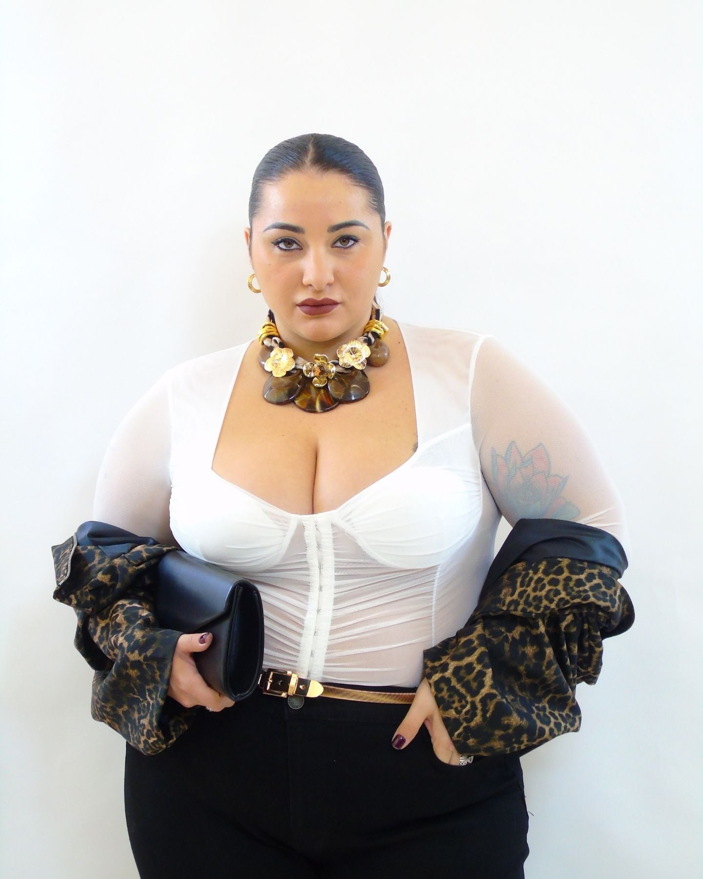 Body con chiusura a gancio 5663