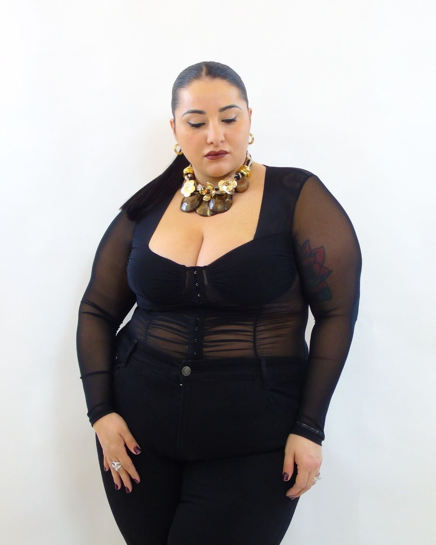 Body con chiusura a gancio 5663