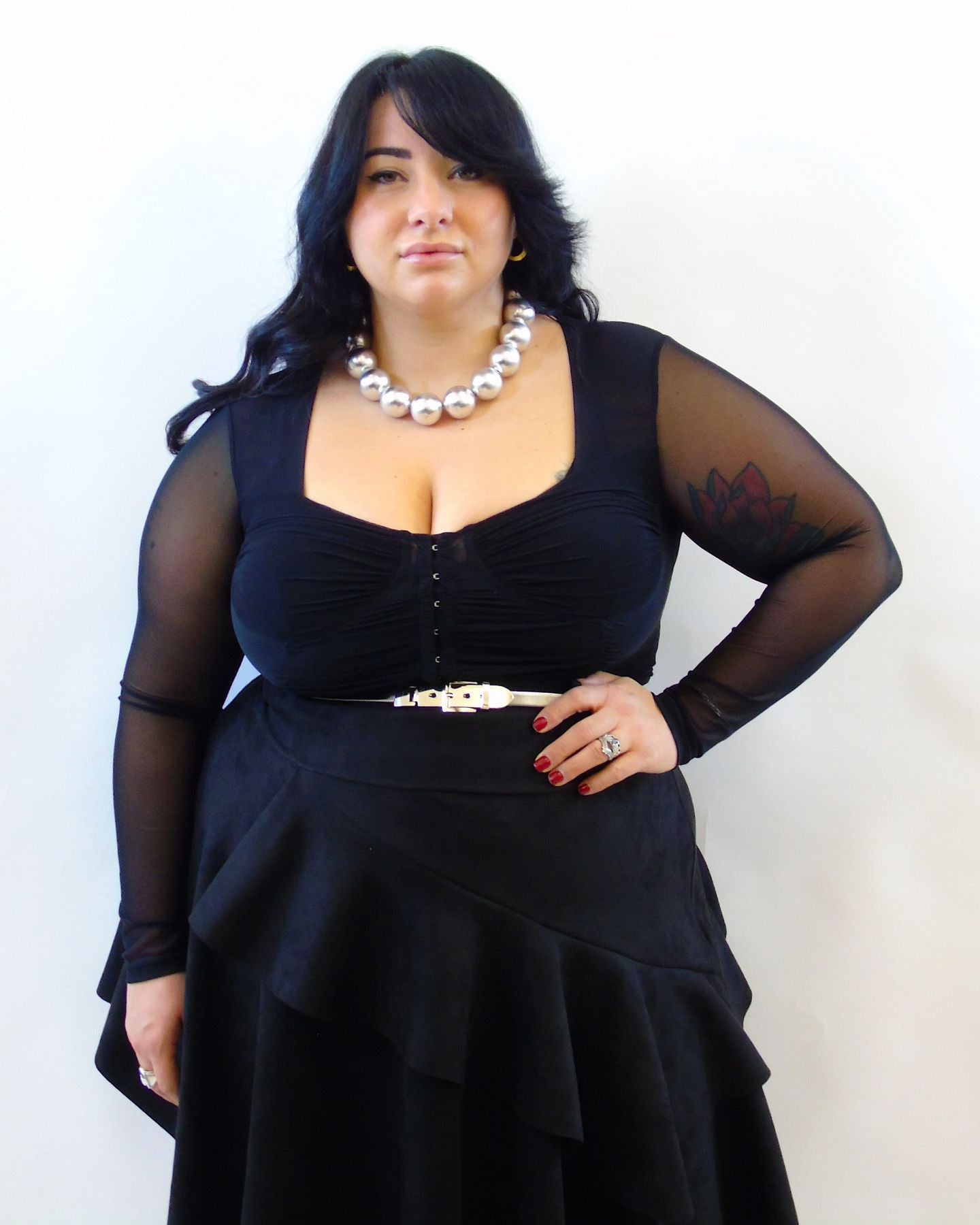 Body con chiusura a gancio 5663