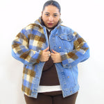 Giubbino in jeans e lana 8917