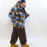 Giubbino in jeans e lana 8917