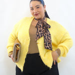 Cardigan con bottoni oro 8162