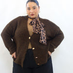 Cardigan con bottoni oro 8162