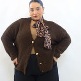 Cardigan con bottoni oro 8162