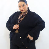 Cardigan con bottoni oro 8162