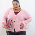 Cardigan con bottoni oro 8162