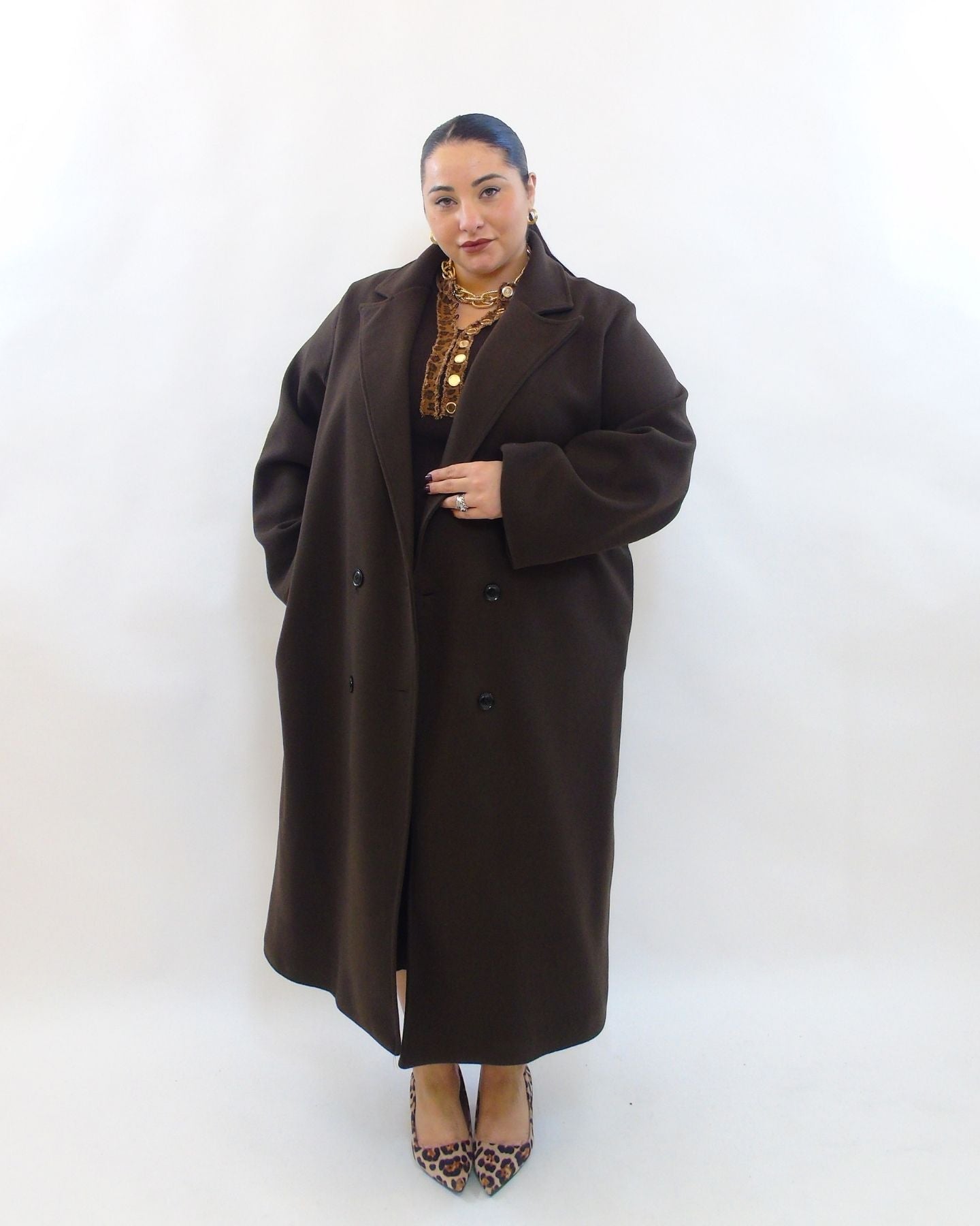 Cappotto fodera con quattro bottoni 66676
