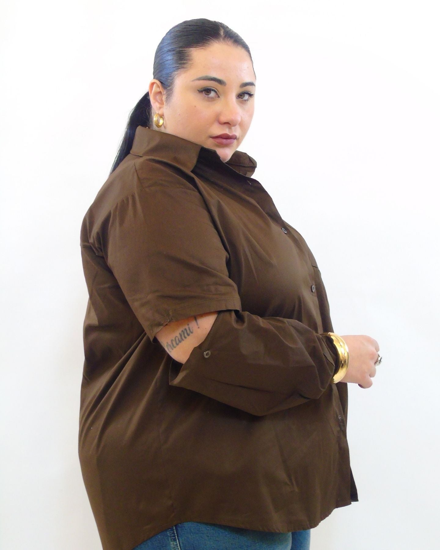 Camicia basic manicotti