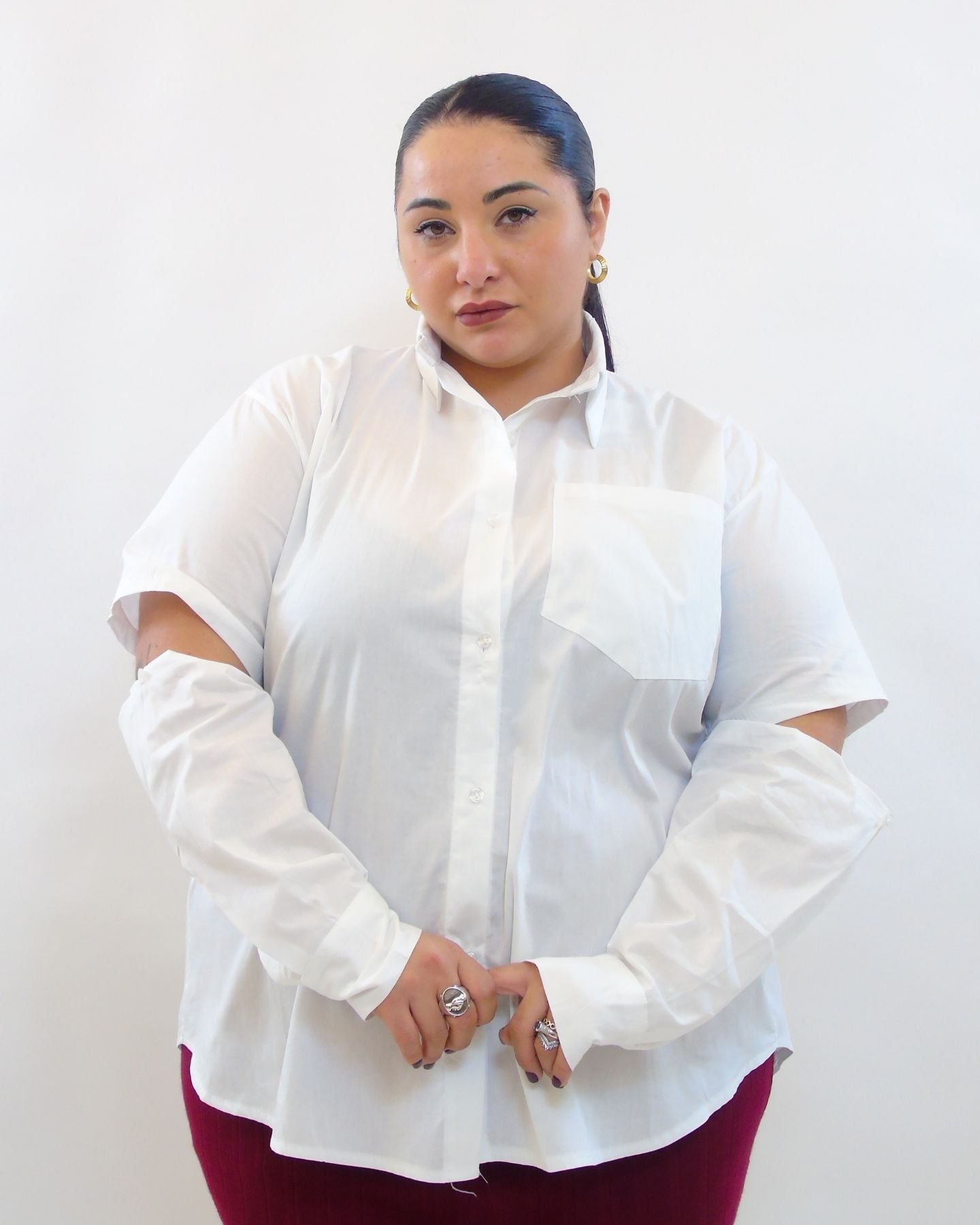 Camicia basic manicotti