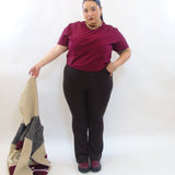 Pantalone a zampa modellante 82