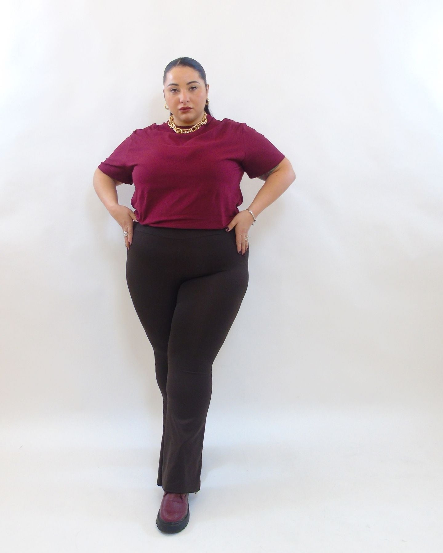 Pantalone a zampa modellante 82