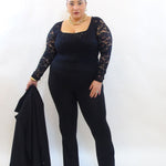 Pantalone a zampa modellante 82