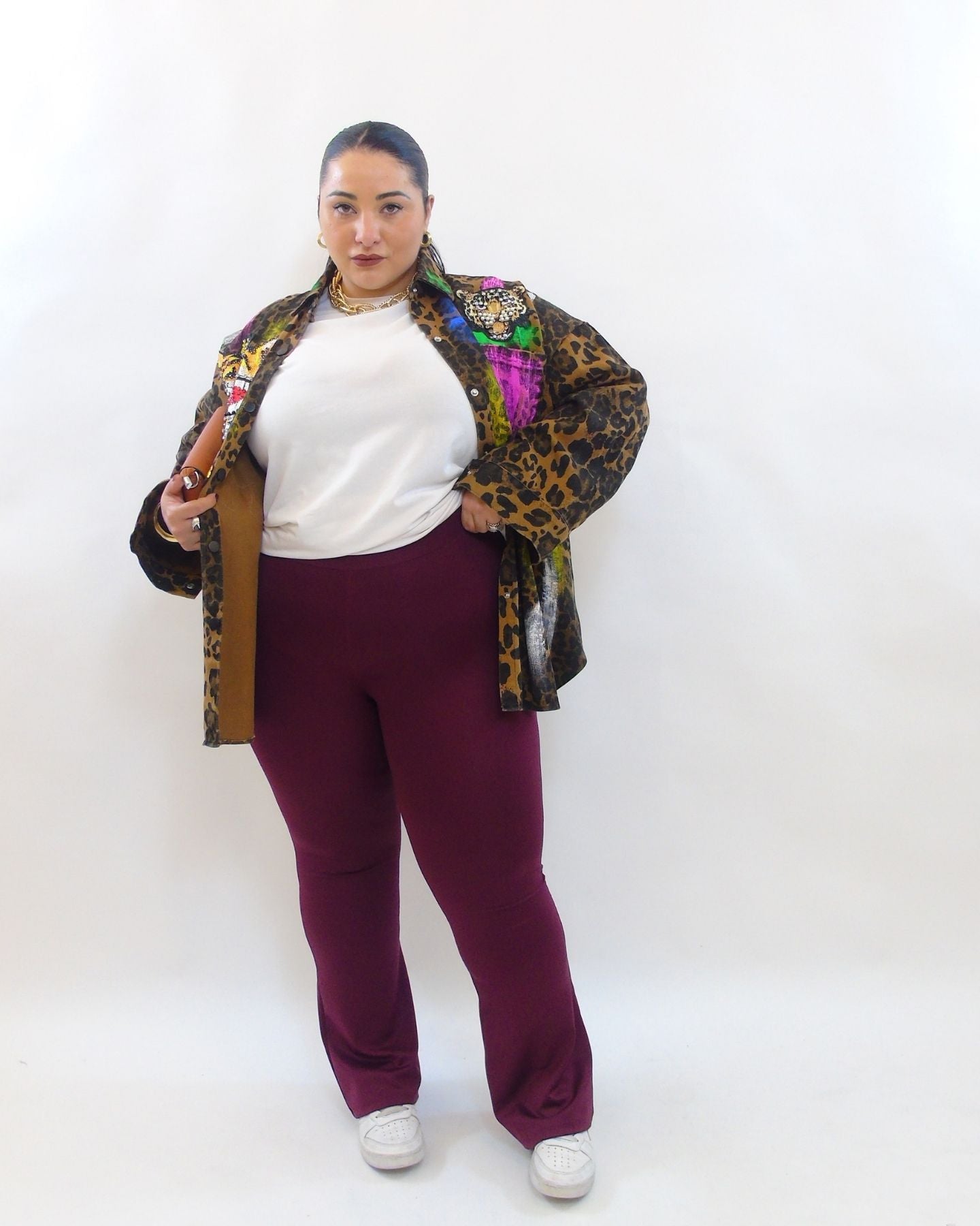 Pantalone a zampa modellante 82