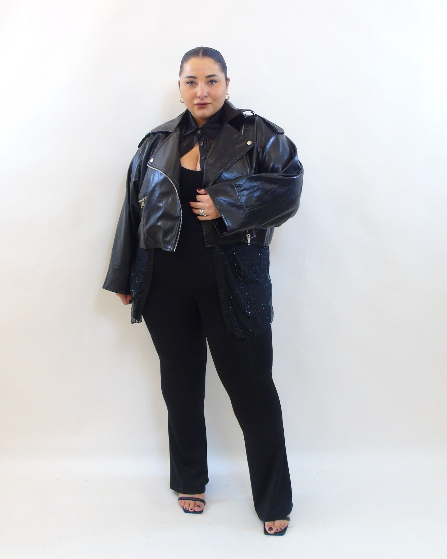 Pantalone a zampa modellante 82