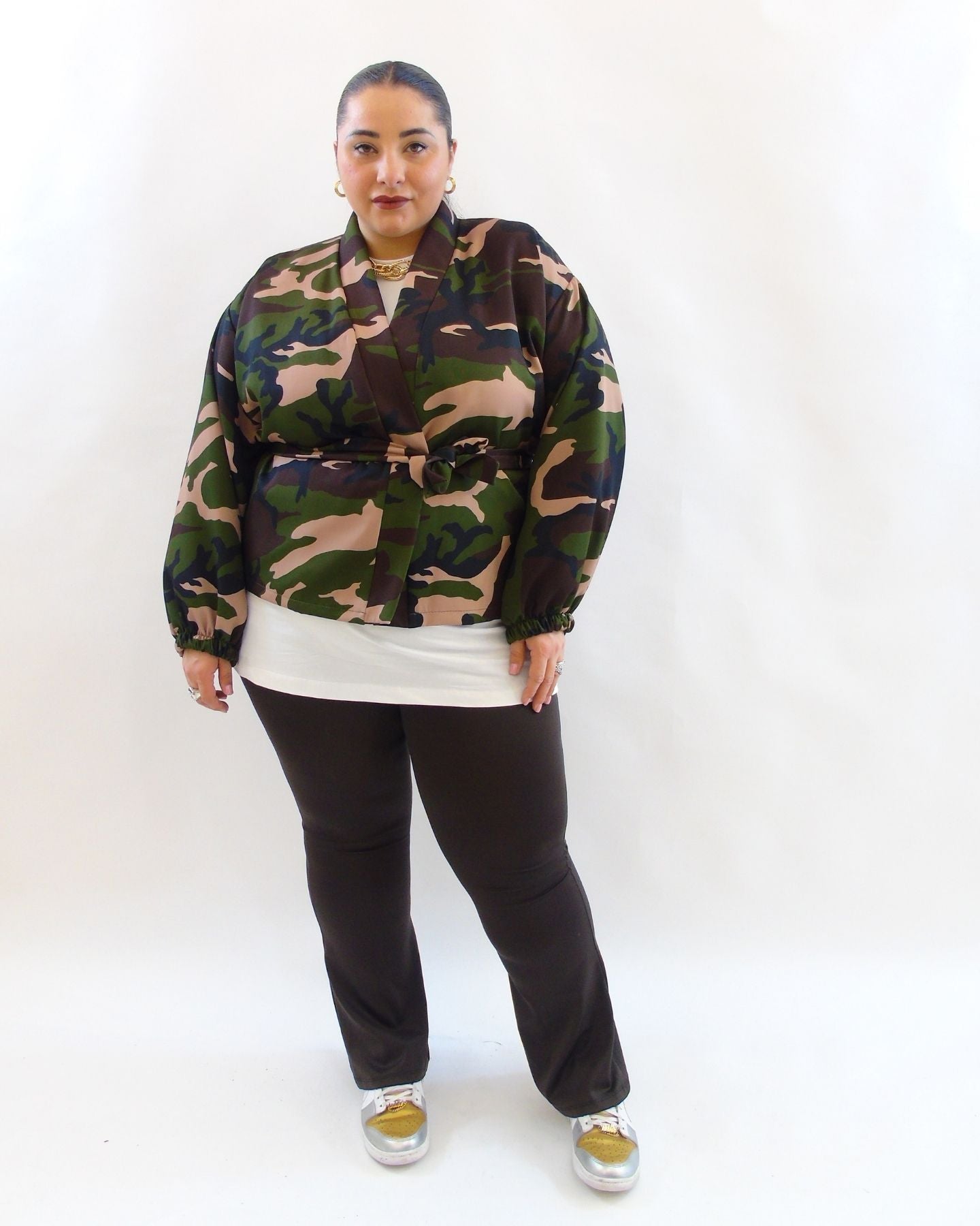 Pantalone a zampa modellante 82