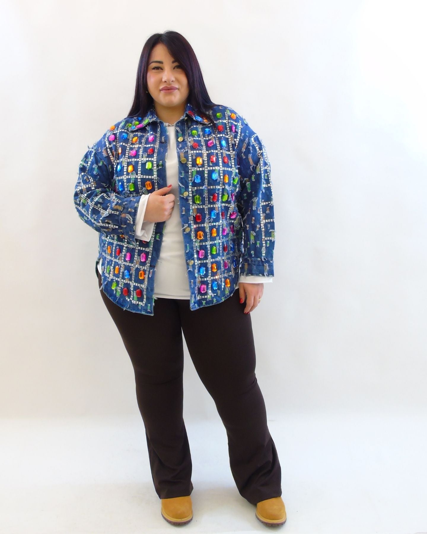 Pantalone a zampa modellante 82