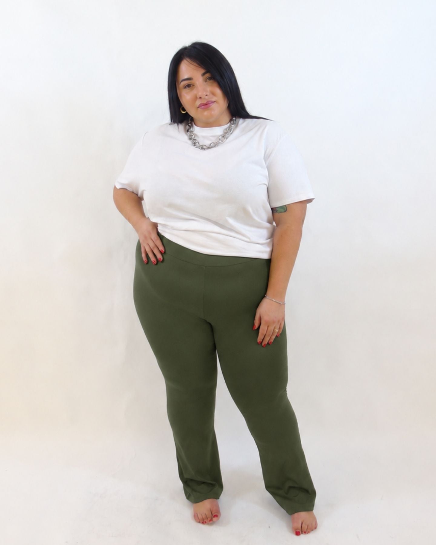 Pantalone a zampa modellante 82