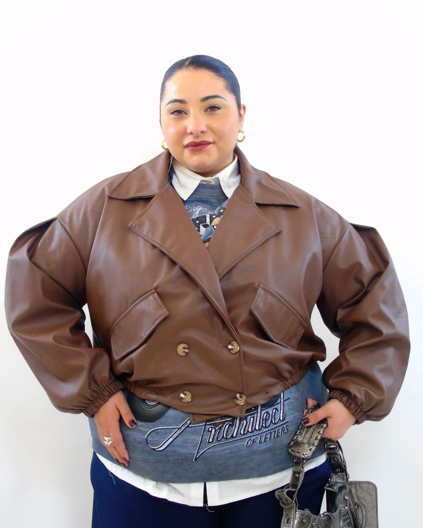 giubbino in pelle 15885