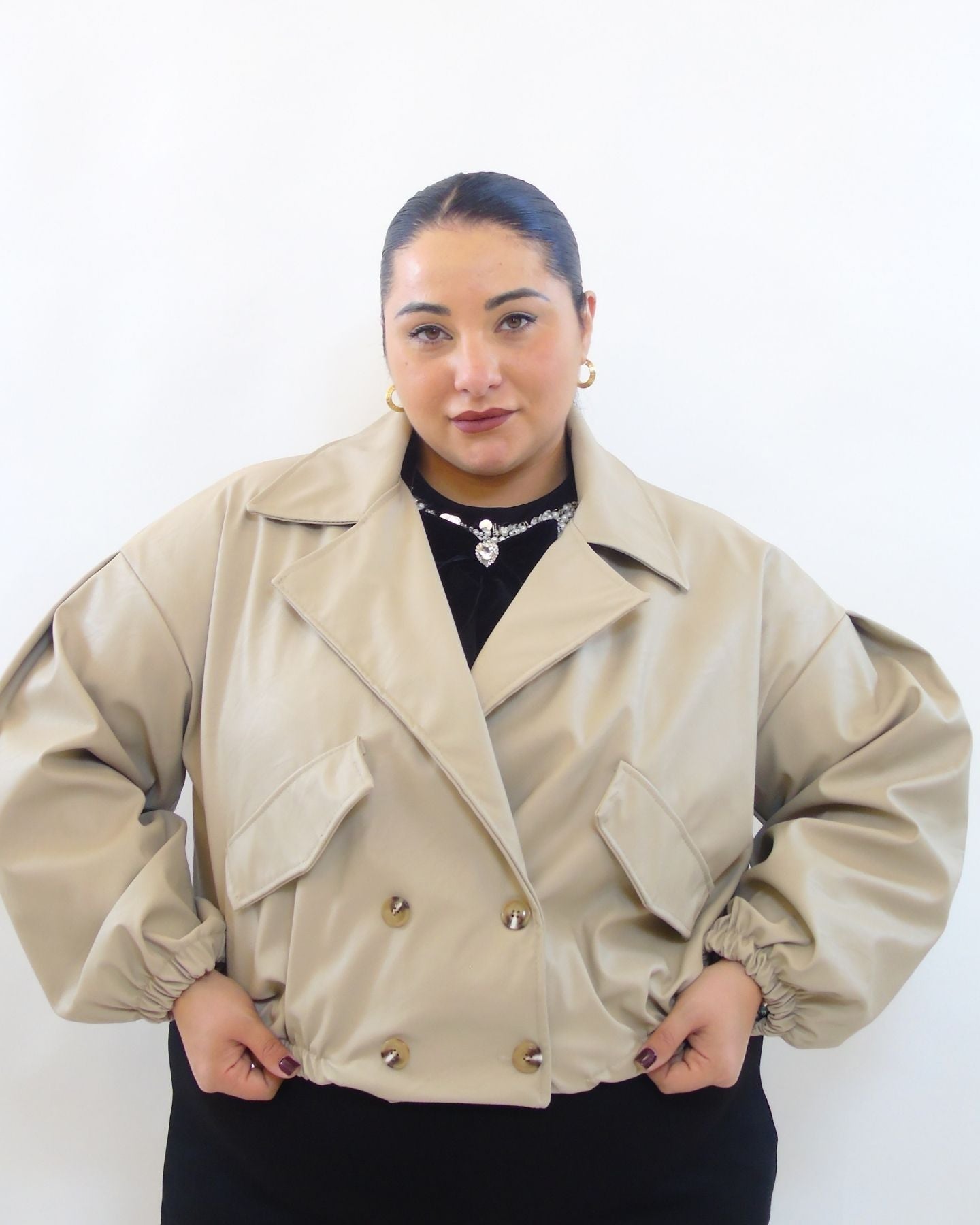 giubbino in pelle 15885