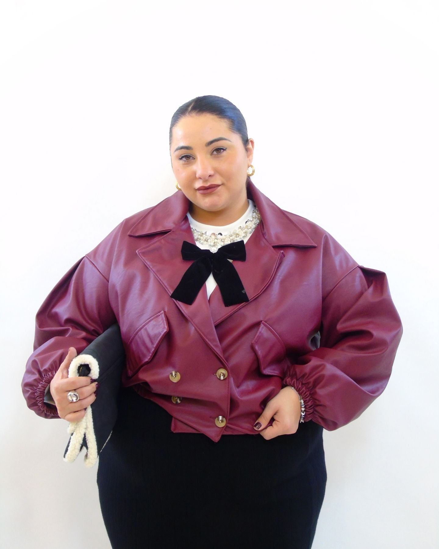 giubbino in pelle 15885